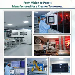 A glimpse into our advanced, ALMM-approved manufacturing facility where we transform vision into reality. We combine cutting-edge automation and expert oversight to produce solar panels that set new benchmarks for efficiency and reliability in India.