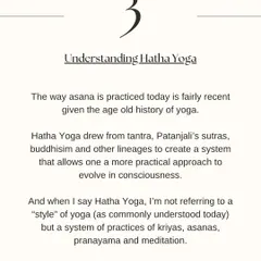 Understanding Hatha Yoga. It's not just a "style" of yoga but a complete system of practices, including kriyas, asanas, and pranayama, designed to create a practical path towards higher awareness.