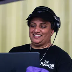 A shot of me DJing at SummerStage in Central Park. Whether it's a massive outdoor festival or an intimate workshop, my focus is on reading the crowd and creating a shared experience through music.