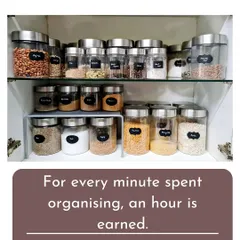 Imagine opening your pantry to this every day. By using clear, labeled containers and simple risers, I create kitchen systems that are not just beautiful but incredibly practical for daily use.