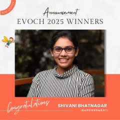 Celebrating our EVOCH Award winner for Empowerment from Pune. Her calm nature helps children open up and feel safe.