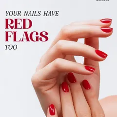 Your nails have red flags too. This image is the start of a series to help you identify common nail care mistakes so you can keep your nails healthy and strong.