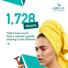 Did you know a woman can spend up to 1,728 hours shaving in her lifetime? Reclaim that time with our laser hair reduction service. It's a smart investment for smooth, hair free skin without the daily hassle.