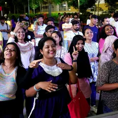 The joy on their faces says it all. An amazing audience at Forum South Bengaluru, singing along to every word. This connection is what makes live music so special.
