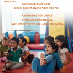 Our classes build what school doesn't always have time for: emotional resilience, physical confidence, and a safe space to try, fall, and try again.