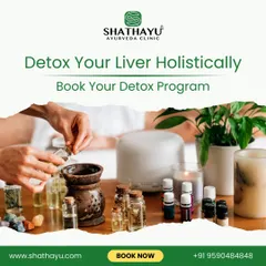 My Ayurvedic detox programs support liver health through gentle and natural detoxification. This image shows the preparation of herbal oils, which are central to my holistic healing therapies.