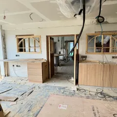 I was so excited to share this progress shot of our new Lavonne Cake Studio being built. This space is my second home, and it was designed to be the perfect place for my cake decoration classes to resume.