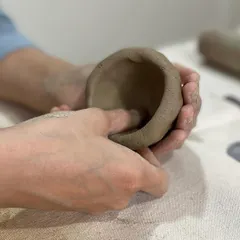 The pinch pot is one of the first forms you learn in pottery. Using just your hands, you can gently pinch and shape a simple bowl, connecting directly with the clay.