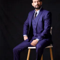 A sharp, classic portrait is essential for any actor. Here, I've used clean studio lighting to create a sophisticated look for Aadesh Chaudhary, highlighting a polished and professional appearance suitable for a variety of roles.