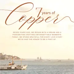 Seven years ago, we began a journey to craft unforgettable moments. This image of Istanbul, a city where we have planned many beautiful weddings, symbolizes our passion for creating love stories.