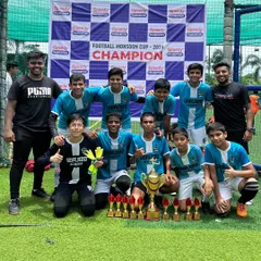 The Under-15 squad are CHAMPIONS of the Football Monsoon Cup 2024 in Thane. A fantastic team effort and a well deserved victory.