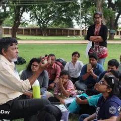 We believe that teachers have the power to shape the world. On Teacher's Day, we honor our mentors, like the esteemed Milind Mulick seen here, who consciously guide our students on their artistic and personal journeys.