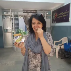 Another happy face from our community, enjoying a piece of our healthy amla candy. We love seeing our products become a part of your daily lives.