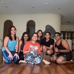A group of us after a weekend workshop. Even though most of our work is online, the sense of community is real and so important.