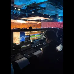From the command center at the Hyundai Venue launch, our console management team orchestrates the show. We ensure that every video, lighting, and audio cue is executed with precision, managing multiple data streams to create an immersive and impactful presentation for the media and audience.