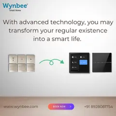 This graphic illustrates the simplicity of my retrofit service. I can replace your regular, old-fashioned switches with my modern smart displays and keypads, transforming your home's functionality with advanced technology.