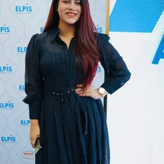 A confident pose at the Elpis Auto event. I was thrilled to host for a leading name in the automotive parts industry.