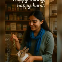 A happy bunny makes a happy home. I provide premium Timothy hay that is rich in fiber and nutrients, keeping your rabbit healthy and active.