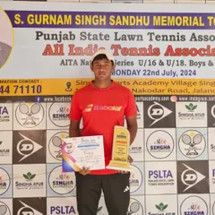 A proud moment for Rudra Batham, a dedicated trainee of our academy, as he wins the finals of the U16 National Series Tournament. This victory is a direct result of his consistent effort and our focus on high-stakes match preparation.