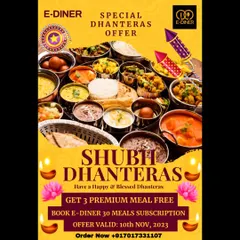 Keep an eye out for my special festive offers, like this Shubh Dhanteras deal. On this occasion, I offered 3 free premium meals with every 30-meal subscription.