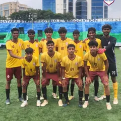 Our young U21 team, with an average age of 19, standing tall after a tough game in the KSFA Youth League. Every challenge is a chance to grow.