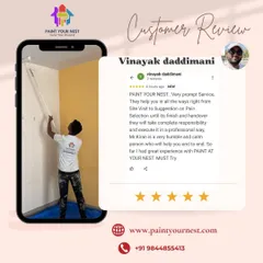 It is important to me that the entire process is smooth for you. This review speaks to the complete support I offer, from the initial site visit and paint suggestions to the final professional execution.