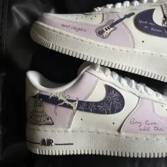 The other side of the "Speak Now" custom sneaker, with a castle and "long live" lyrics.