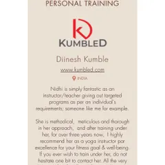 It's been a pleasure training Diinesh for over three years. His testimonial highlights my methodical approach to helping clients achieve their specific fitness and well-being goals.