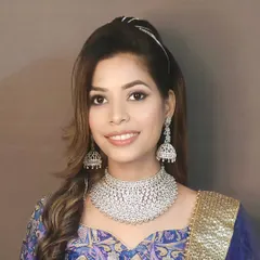 A stunning American Diamond necklace that is perfect for ring ceremonies, receptions, or any glamorous evening event.