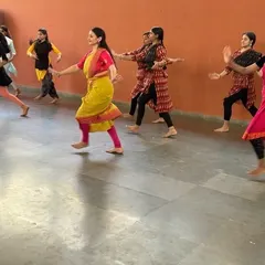 Participants of the Karana workshop at Dance Jatre. It was a privilege to share this knowledge with so many beautiful and enthusiastic dancers.