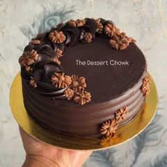 A warning for you: my Chocolate Truffle cake may cause extreme happiness. I prepare a fresh batch of rich chocolate ganache for every single order.