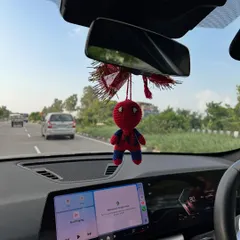 Add a little superhero charm to your daily drive. This handmade Spiderman crochet toy is one of our most popular car charms, swinging from the rearview mirror. It’s a fun way to personalize your space and a great gift for your boyfriend or any Marvel fan.