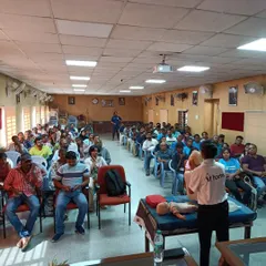 A full house for our CPR and BLS workshop, organized in partnership with Fortis and Procam. It's amazing to see so many of our members eager to learn and be prepared for any emergency.
