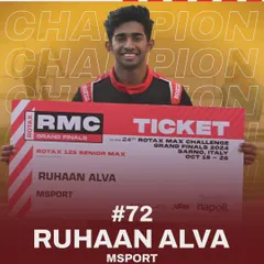 This is the ultimate prize. Our Senior Max champion, Ruhaan Alva, holds his ticket to the Rotax MAX Challenge Grand Finals in Italy. We provide a direct and proven pathway for Indian racers to compete on the world stage.