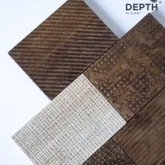 A collage of my Real Wood Texture Collection. These samples show various deep-skin grain patterns, from linear flutes to woven textures, perfect for adding character to cabinetry, wall panels, and doors.