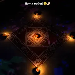 Here is a finished Mandana, a traditional Rajasthani floor art form, glowing in the light of earthen diyas. I create these for festivals and special occasions, using traditional motifs and techniques passed down through generations to bring auspicious energy to your home.