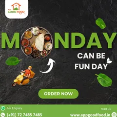 Monday can be Fun Day! Let us deliver a delicious thali to you so you can pause the chaos and press play on flavor.