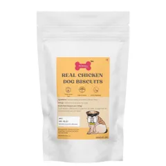 My Real Chicken Dog Biscuits are packed with real chicken goodness and are a great source of protein. They are perfect for all breeds and available in an affordable 1kg pack for happy tails every day.