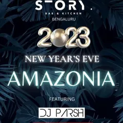 The official poster for my New Year's Eve 2023 performance at Secret Story in Bengaluru. I am available for booking for major holiday events like NYE.
