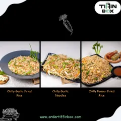 For those who love a bit of spice, check out our Chilly Garlic range. This includes Chilly Garlic Fried Rice, Chilly Garlic Noodles, and Chilly Paneer Fried Rice.