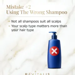 A common mistake is choosing a shampoo for your hair type instead of your scalp type. An oily scalp needs a clarifying shampoo, while a dry scalp needs a gentler one. Using the wrong product can create more problems.