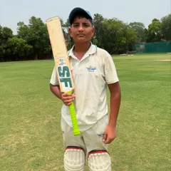 Well played Yuvraj Singh, posing with his bat after a magnificent century. Scoring 106 runs is a fantastic achievement for any young batsman.