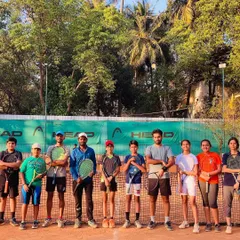 Another fantastic group photo showcasing the diverse mix of players who train at Tennis Temple. Everyone is part of the team here.
