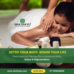 Detox your body to renew your life and health. I offer Panchakarma therapy, a complete body detoxification and rejuvenation program designed to cleanse toxins and restore your body's natural balance.