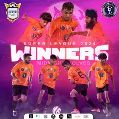 Crowned winners of the Super League 2024. Our players' skill and teamwork shone through, earning them the championship title.