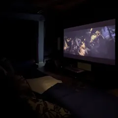 The lights are down, the movie is on. This is the end result: a perfectly dark room where the only thing that matters is the story on screen. I calibrate every system for optimal picture and sound quality in your specific environment.