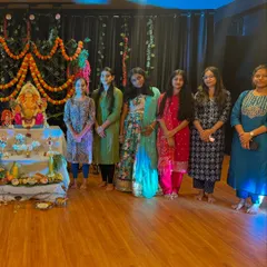 Our wonderful students dressed in their festive best for the Ganesh Chaturthi celebration at the studio.