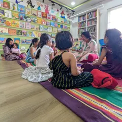 A glimpse from our June Kannada Book Club, held in partnership with DHI Bookstore. It was a wonderful session of stories and conversation. DM us to join the next one!