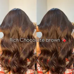 Rich chocolate brown, achieved without any bleach. We focus on getting you the color you want while keeping your hair healthy and strong.