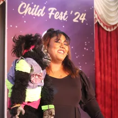 Performing for kids is always special. Here we are at Child Fest '24, bringing smiles to the little ones. My act is family-friendly and perfect for birthday parties, school functions, and any event where you want to see children light up with happiness.